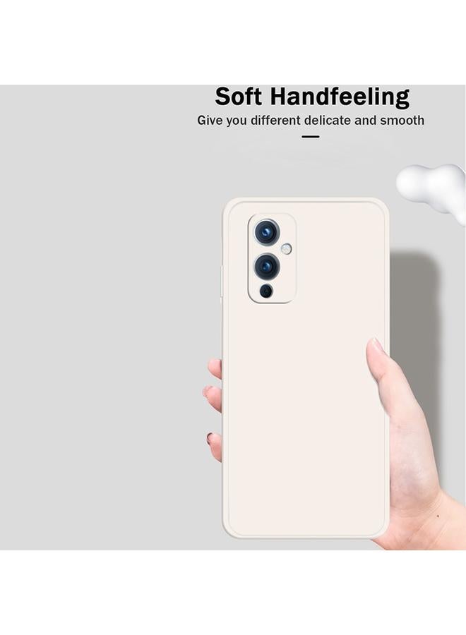 اس-توب جراب لهاتف OnePlus 9 بلون سادة من السيليكون السائل المقلد بحافة مستقيمة وغطاء حماية كامل مقاوم للسقوط - Image 3