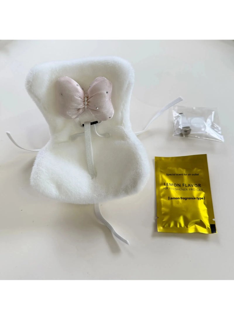 general LABUBU Car Aromatherapy Sofa Ornament 2nd Generation Sit Party Doll Safety Seat 15cm Accessories - Image 2