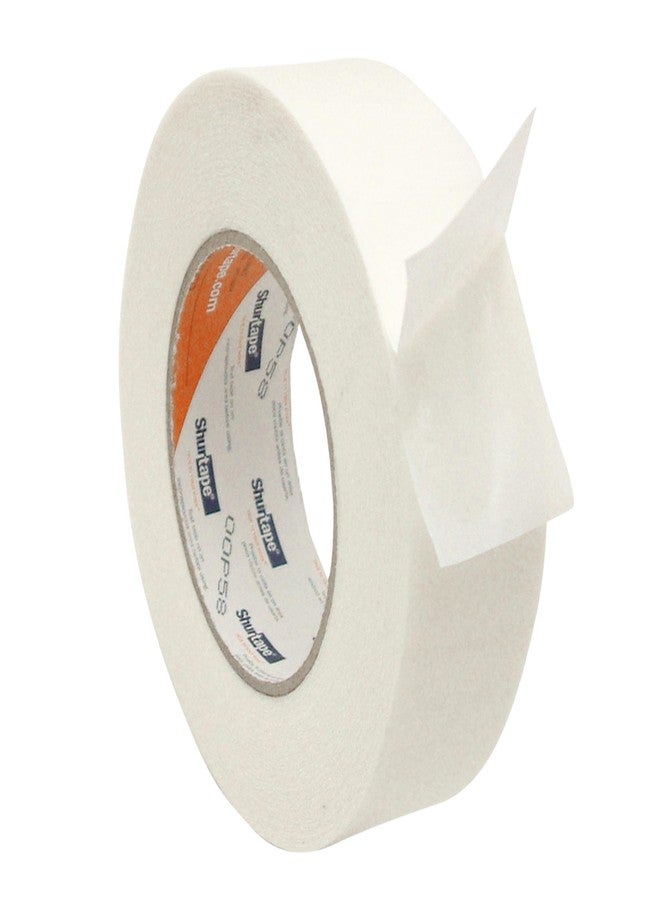 شورتاب شريط لاصق مزدوج الجوانب غير منسوج من Shurtape DT-200/WI1555: 1-1/2 بوصة × 55 ياردة، أبيض - Image 1