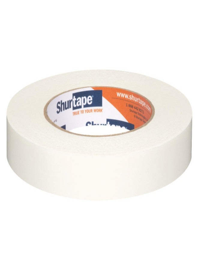 شورتاب شريط لاصق مزدوج الجوانب غير منسوج من Shurtape DT-200/WI1555: 1-1/2 بوصة × 55 ياردة، أبيض - Image 2