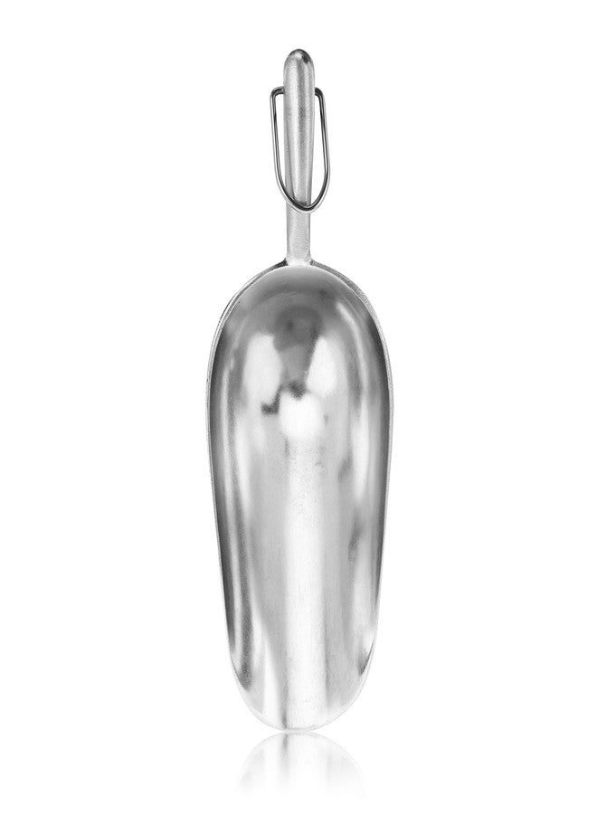 True Heavy Duty Metal Ice Scoop for Freezer, Professional Grade Aluminum Ice Scooper for Cocktails Birthday Wedding Party, Home Bar, 6 oz Set of 1 - Image 1
