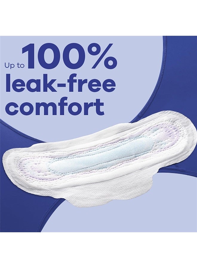 Always Ultra Thin Feminine Pads For Women, Size 3 Extra Heavy Long Absorbency, Multipack, With Wings, Unscented, 28 Count (Pack of 3) - Image 4