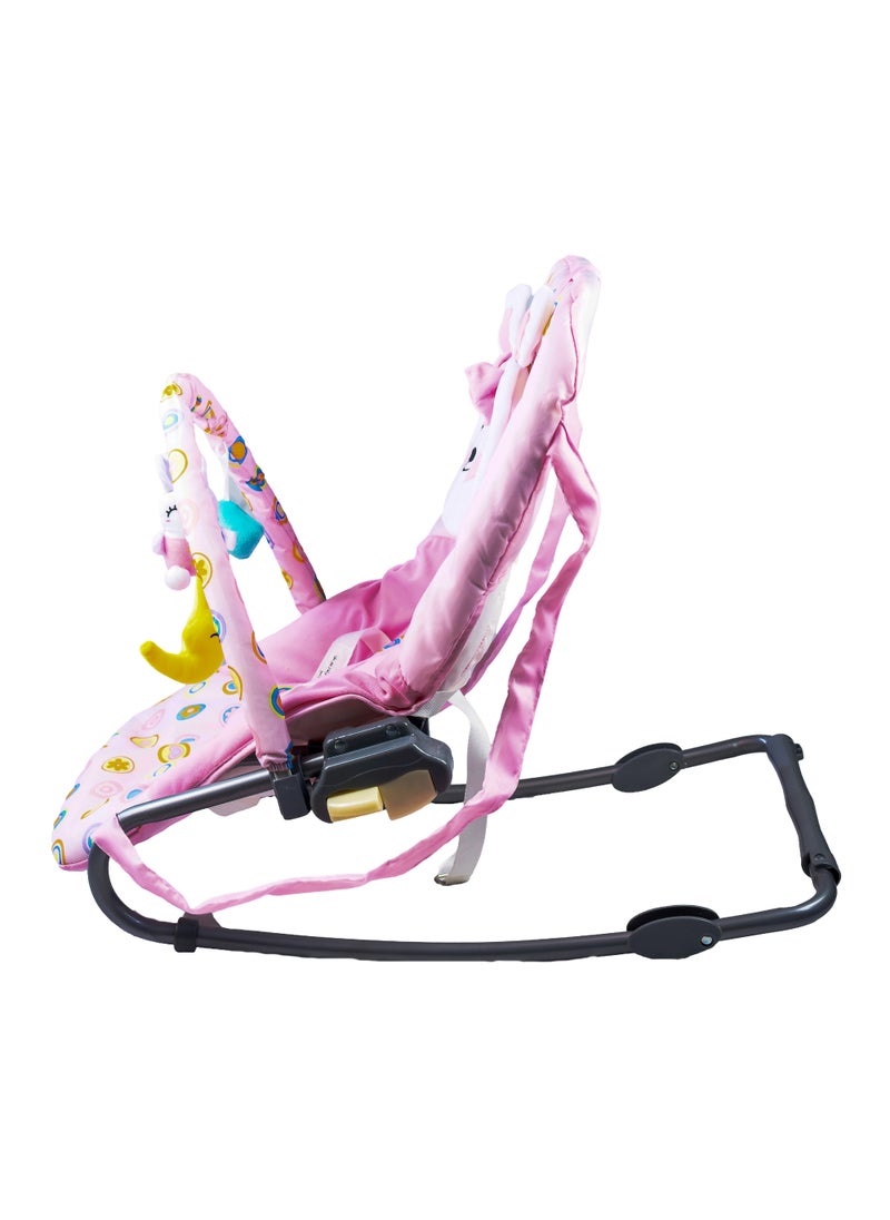 molody Adjustable Portable Baby Rocker – Foldable Non-Slip Infant Rocker Seat for Safe and Comfortable Relaxation (0-12 Months), Ideal for Home and Travel  - Image 3
