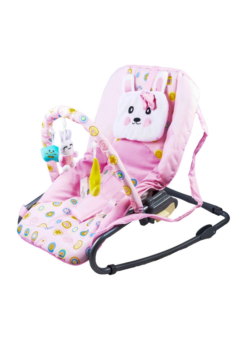 molody Adjustable Portable Baby Rocker – Foldable Non-Slip Infant Rocker Seat for Safe and Comfortable Relaxation (0-12 Months), Ideal for Home and Travel  - Image 2