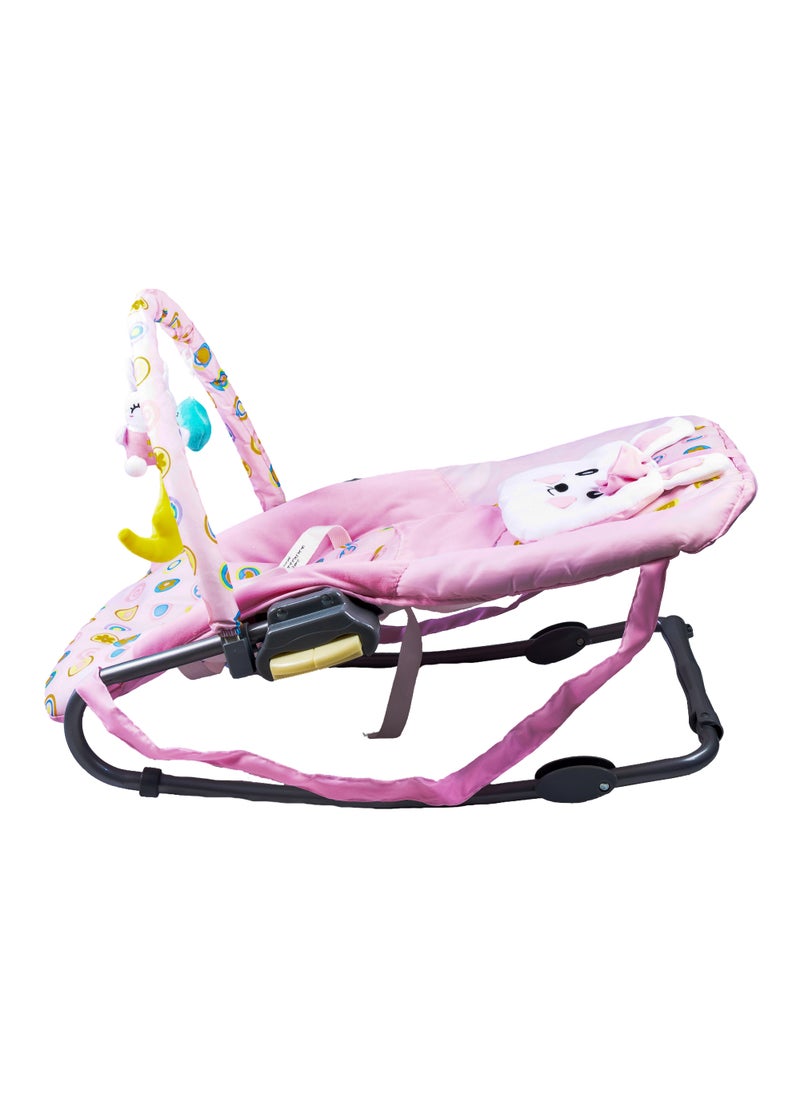 molody Adjustable Portable Baby Rocker – Foldable Non-Slip Infant Rocker Seat for Safe and Comfortable Relaxation (0-12 Months), Ideal for Home and Travel  - Image 4