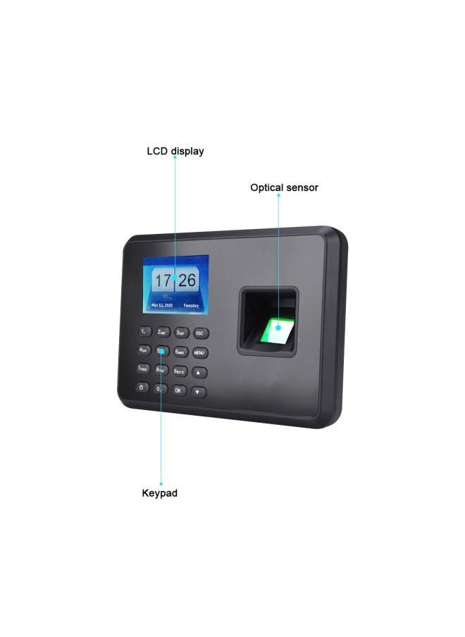 NIBEMINENT - Biometric Machine Eith Display Screen Black - Image 1