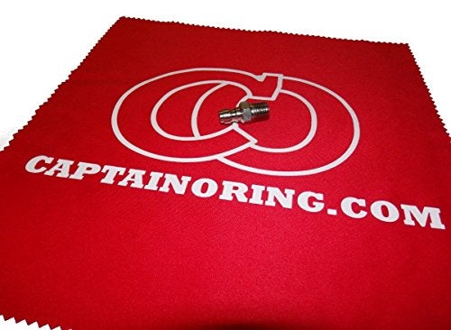 Captain O-Ring - Paintball HPA Air Tank Fill Nipple [Bonus CO Microfiber Cloth] - Image 2