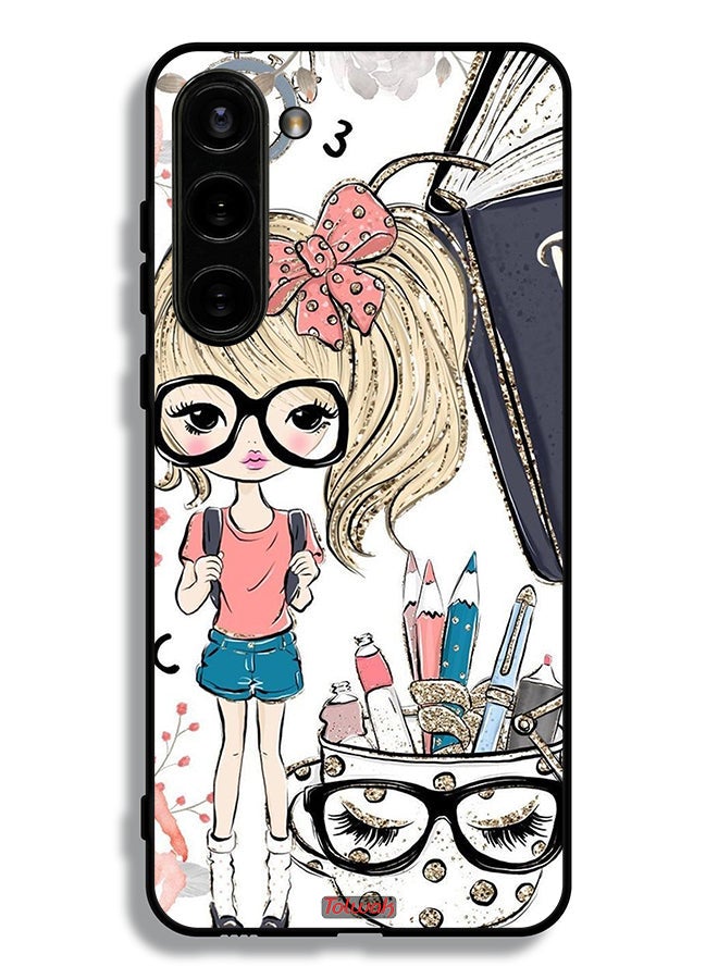 Tolwak Samsung Galaxy S23 5G Protective Case Cover Unicorn Girl Art - Image 2