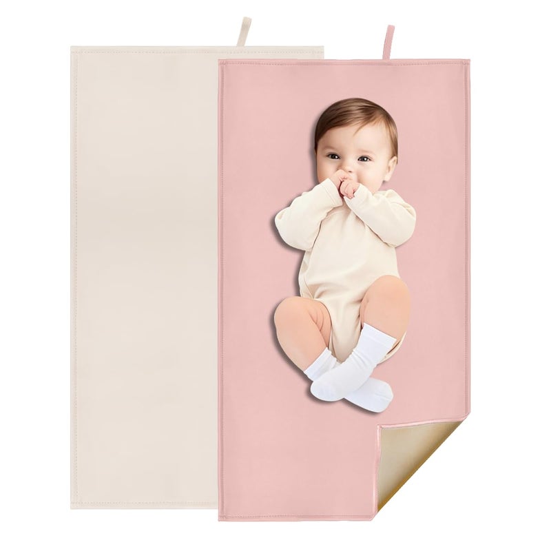 BEWDIO 2 Pack Diaper Changing Pad for Baby Portable Baby Changing Mat for Travel or Home Foldable Mat Fits Perfectly in Diaper Bag 6716 - Image 2