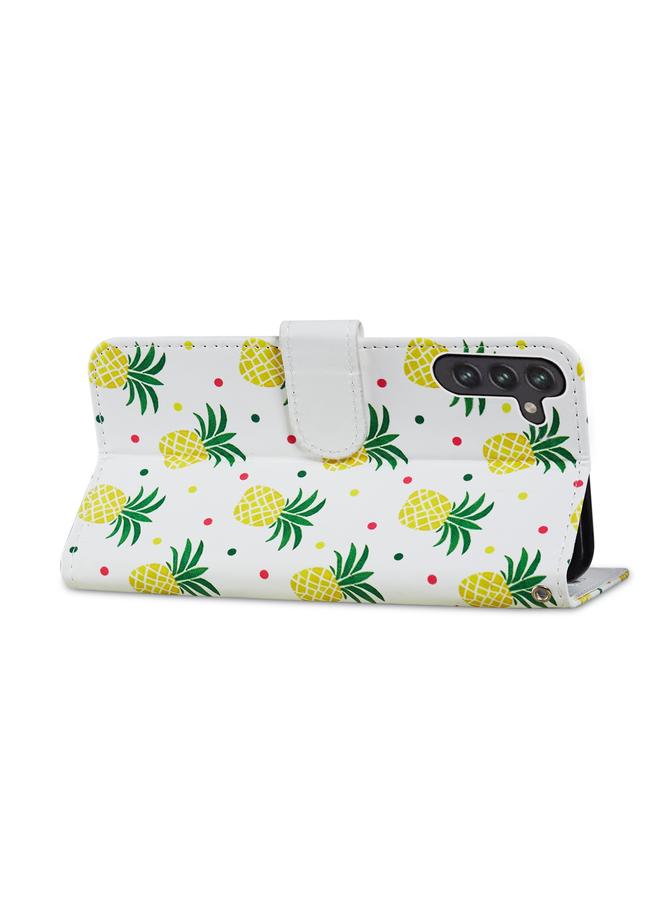 اس-توب جراب لهاتف Samsung Galaxy A13 من الجلد بتصميم أفقي مرسوم - Image 5