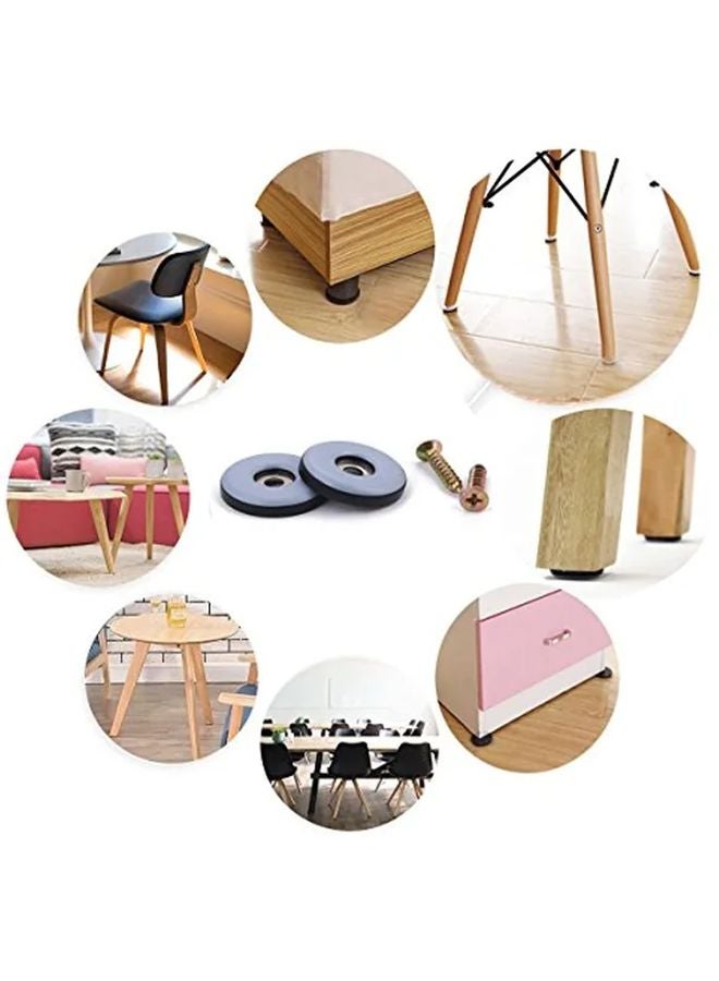 3 4 بوصة في عبوة من 20 منزلق أثاث متين منزلقات PTFE للكراسي حامي للأرضيات - Image 3