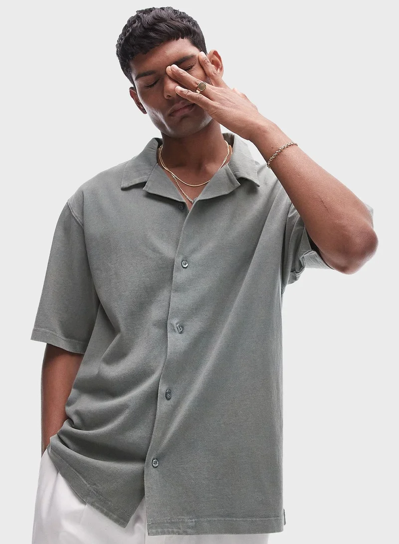 TOPMAN Oversized Relaxed Fit Shirt