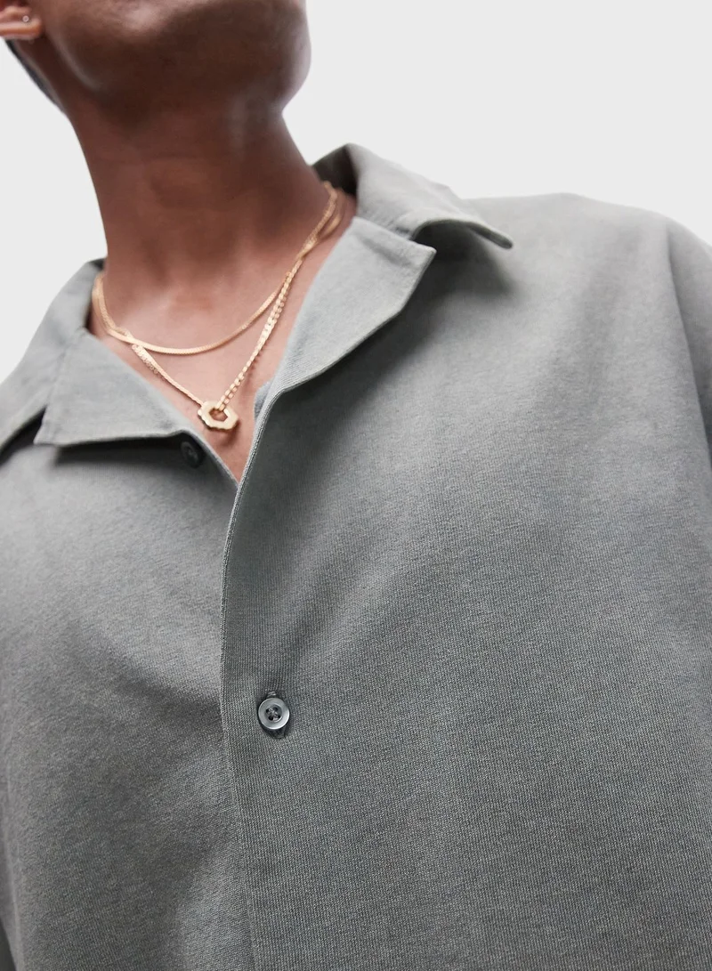 TOPMAN Oversized Relaxed Fit Shirt