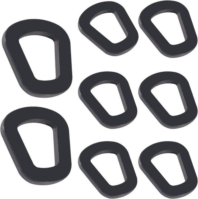 AITIAO 8pcs Jerry Can Gaskets Rubber Fuel Can Gaskets Replacement Gas Gaskets Gas Can Spout Gaskets Replacement Gaskets Fuel Washer Seals for 20L Jerry Can Spout Gas Can Spout - Image 1