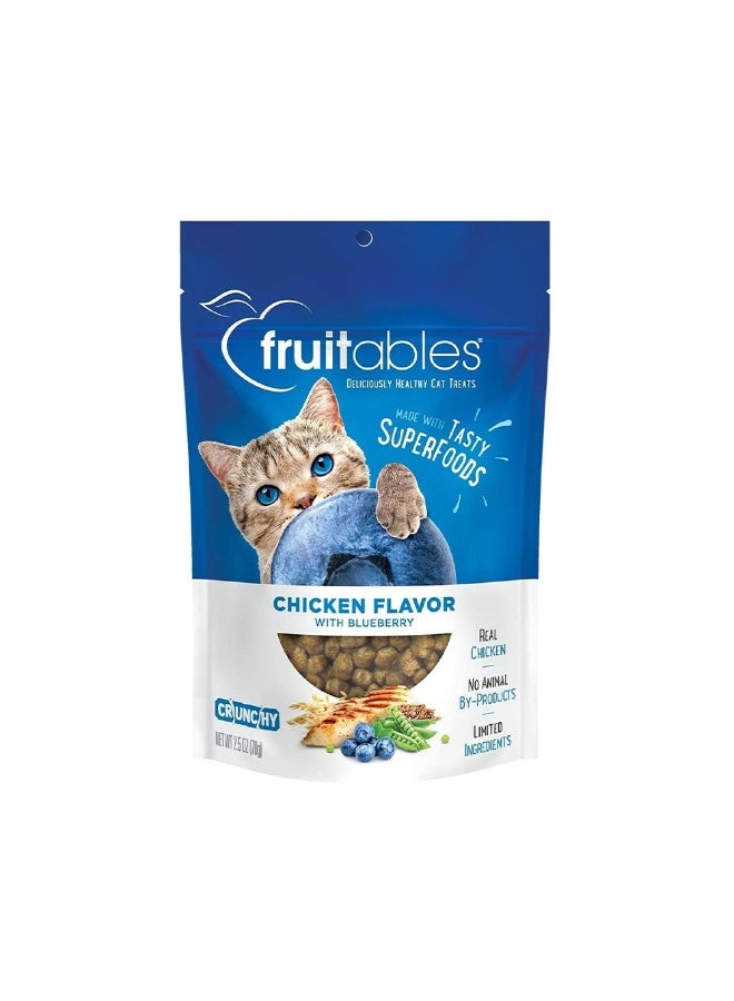 Chicken Flavour with Blueberry Cat Treats - 2.5 oz