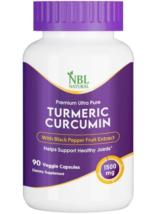 NBL Natural Turmeric Curcumin 1500mg Premium Joint & Healthy Inflammatory Support 90 Veggie Capsules - pzsku/ZAFC3205F8DF5C2F69CD5Z/45/_/1699135699/f03ea357-4e92-4250-958d-f36a1dc09887