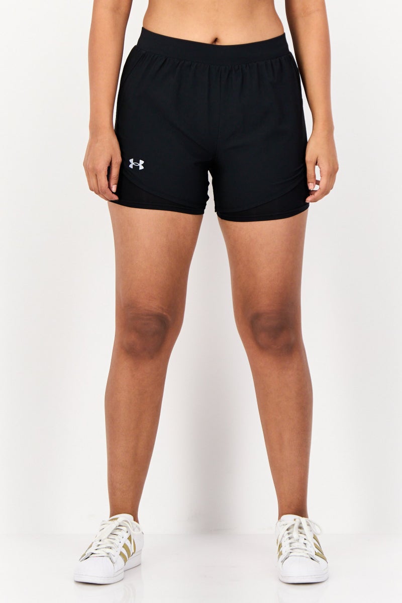 UNDER ARMOUR Women Sportswear Fit Training Shorts, Black - Image 1