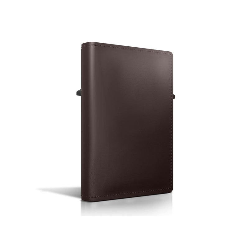 SOLARAE AirTag Wallet, Trackable Wallet with AirTag Holder, RFID-Blocking Minimalist Leather Wallet, Slim Leather Airtag Wallet, Men and Women, Smart Wallet, AirTag Not Included (Mocha) - Image 3