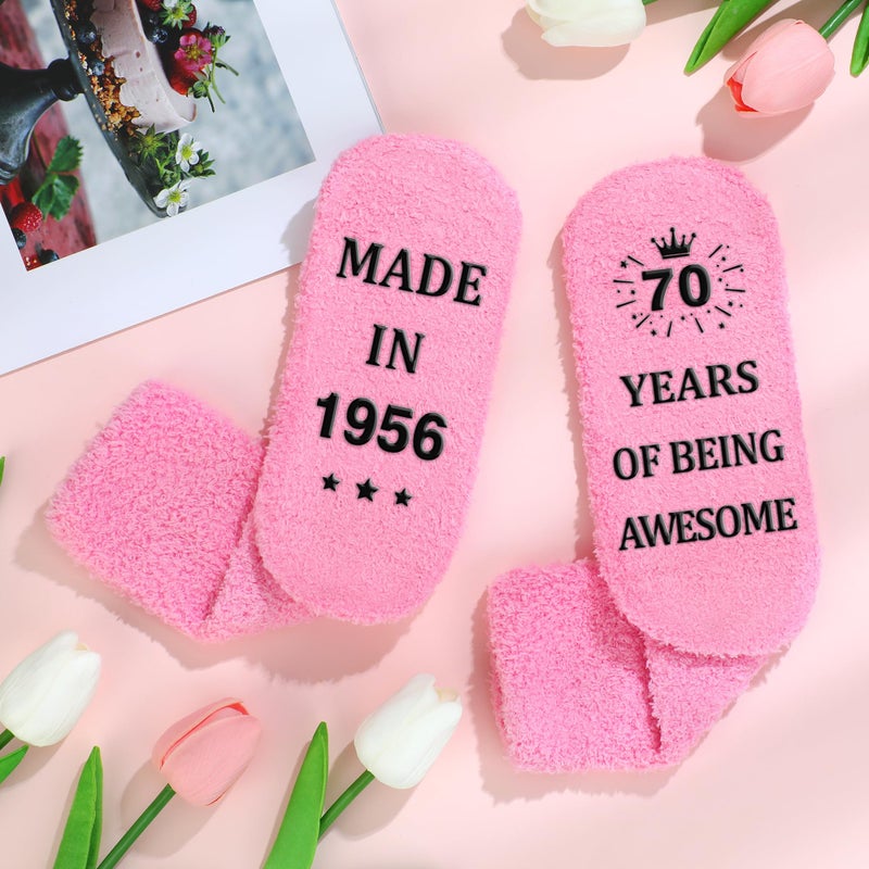 Saineron 70th Birthday Gifts for Women Classy 70th Birthday Gifts for 70 Year Old Woman Cool 70 and Fabulous Gift Ideas for Mom Unique 1956 Decorations for Women 70s Accessories for Female Ladies Her - Image 5