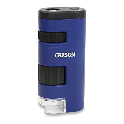 Carson Pocket Micro 20x-60x LED Pocket Microscope Handheld STEM Toy (MM-450) - Image 1
