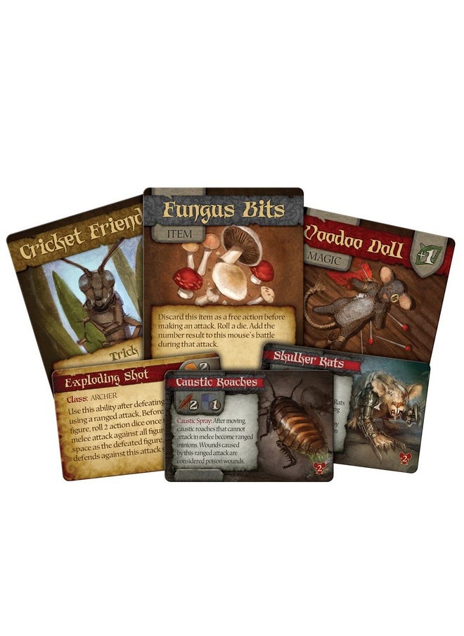Plaid Hat Games - Mice & Mystics Heart Of Glorm Board Game Expansion ; Cooperative Adventure Game ; Family Game For Adults And Kids ; Ages 8+ ; 14 Players ; Average Playtime 90 Minutes ; Made By Plaid Hat Games - Image 1