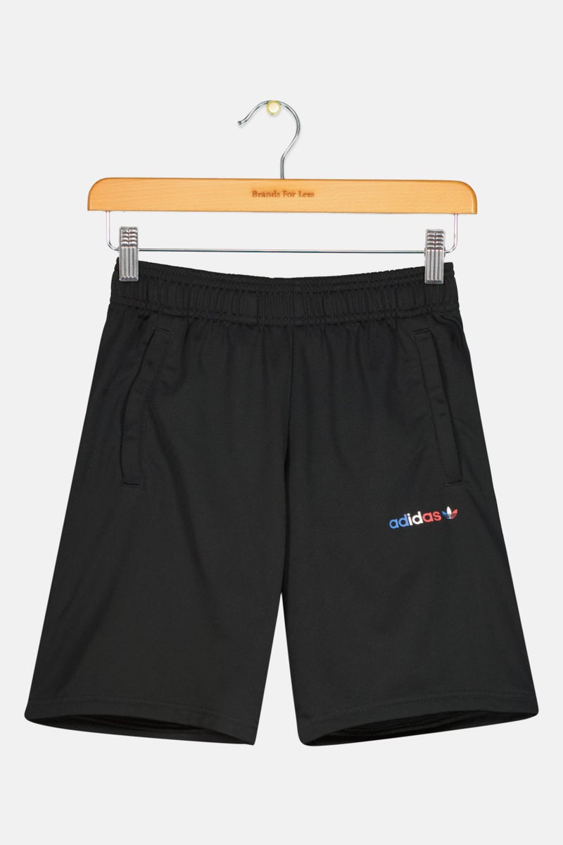 adidas Originals Kids Boy Sportswear Fit Running Shorts, Black  - Image 1