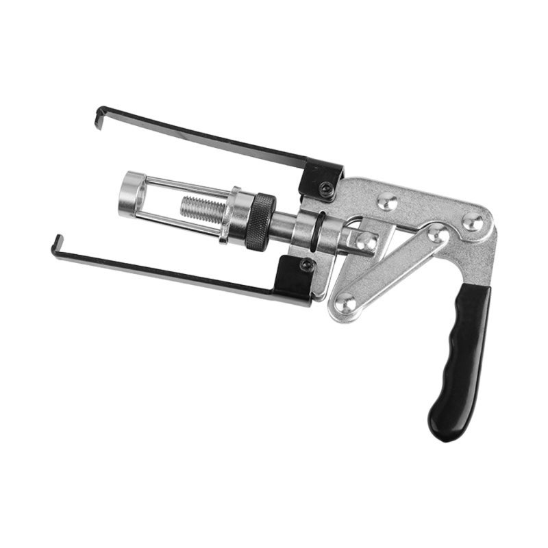 Car Valve Spring Remover: Black Adjustable Dual-Claw Heat-Treated - Antislip Comfort Grip Valve Spring Puller for Auto Repair Narrow Spaces - Image 1