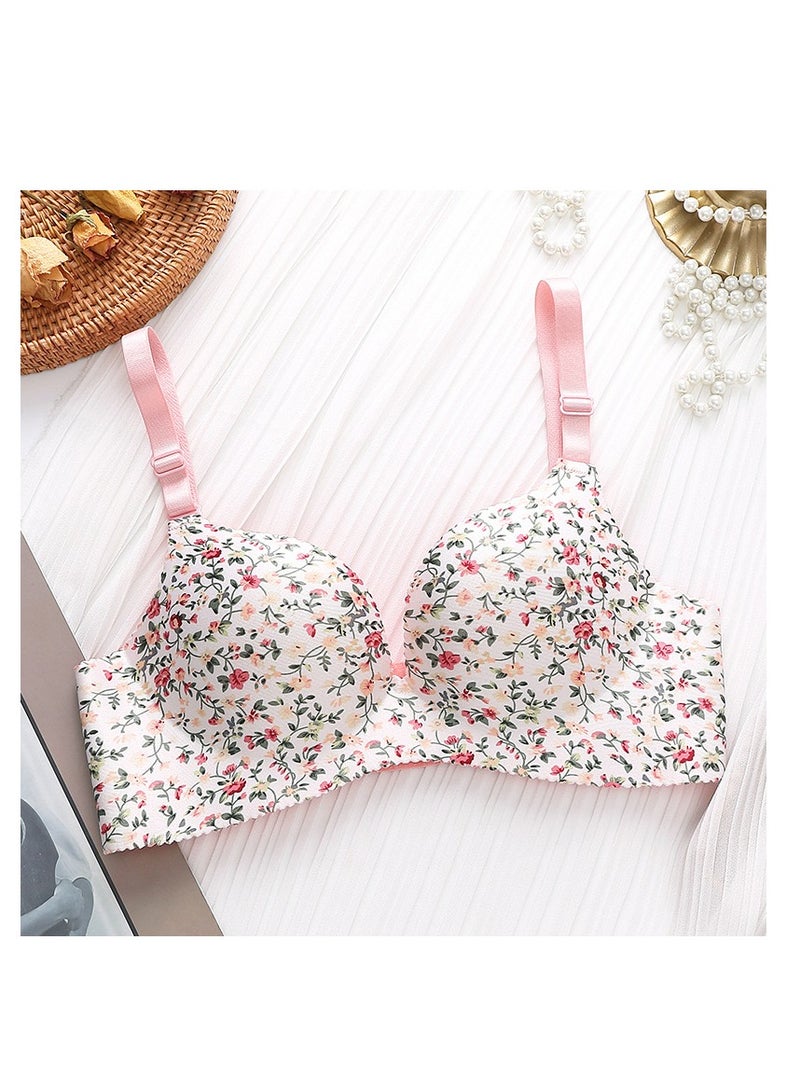 2 Pieces Ladies Seamless Push UP Bra  - Image 2
