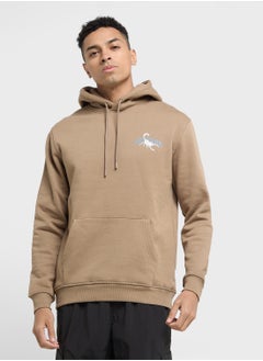 Only & Sons Bernie Drawstring Pocket Detail Hoodie  - Image 1