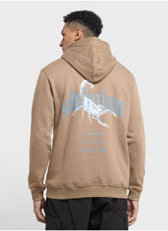 Only & Sons Bernie Drawstring Pocket Detail Hoodie  - Image 2