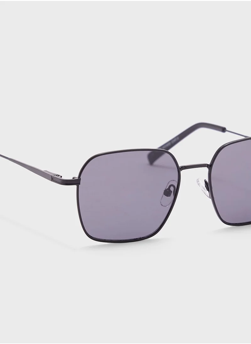 سفنتي فايف Rectengular Sunglasses