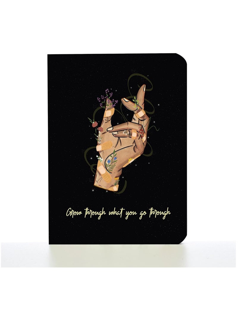 FACTOR NOTES دفتر ملاحظات صغير مسطر بحجم A6، سمك 90 جم/م2، 112 صفحة - Image 1