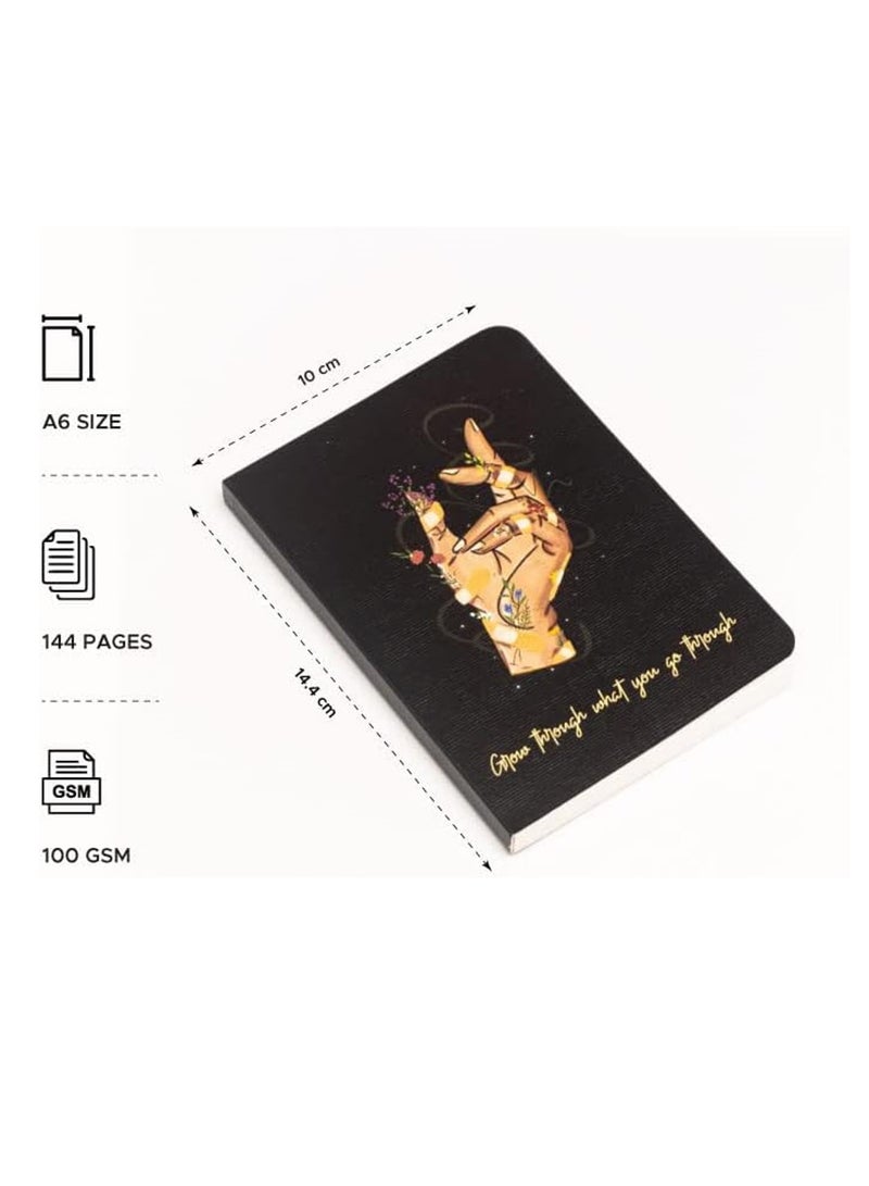 FACTOR NOTES دفتر ملاحظات صغير مسطر بحجم A6، سمك 90 جم/م2، 112 صفحة - Image 2