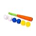 CeleMoon 165 Inch Mini Size Soft Kids Foam Baseball Bat Toy Set with 6 Balls for Toddler Age 3 Years Old Indoor Outdoor Sport T Ball Bat Playing Game Orange - Image 2