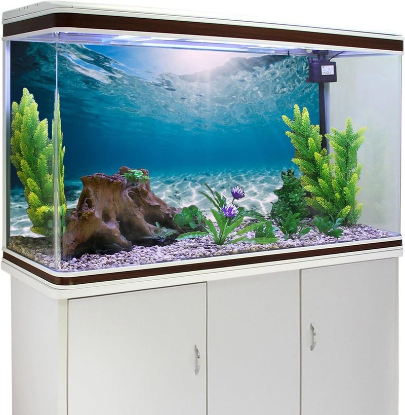 AWERT 48x24 inches Vinyl Undersea Ocean Floor Aquarium Background Tropical Tank Background - Image 3