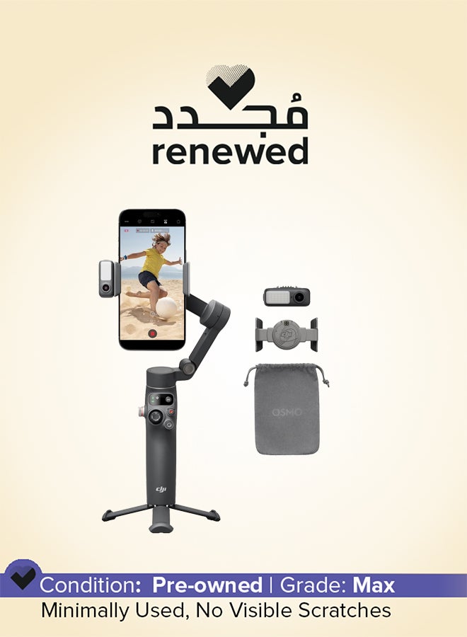 dji Renewed - Osmo Mobile 7P Gimbal Stabilizer black - Image 1