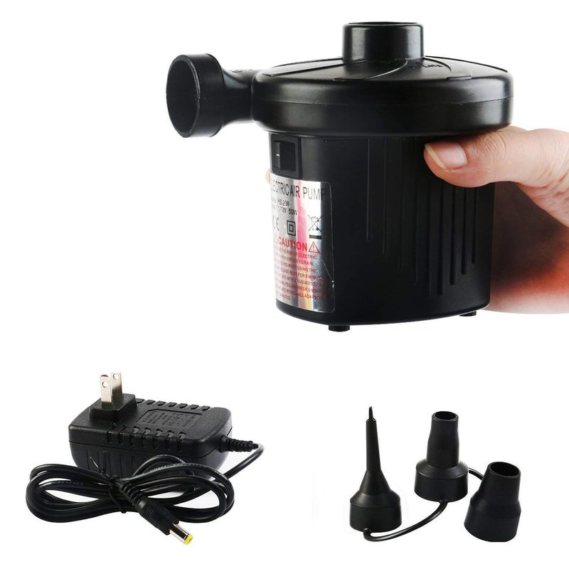 MBUYS MALL Mbuys Mall Instant AC Electric Air Pump for Air Mattress Pool Toys Inflatable Stuffs 230 Voltage Frequency 50 Hz Black  - Image 4
