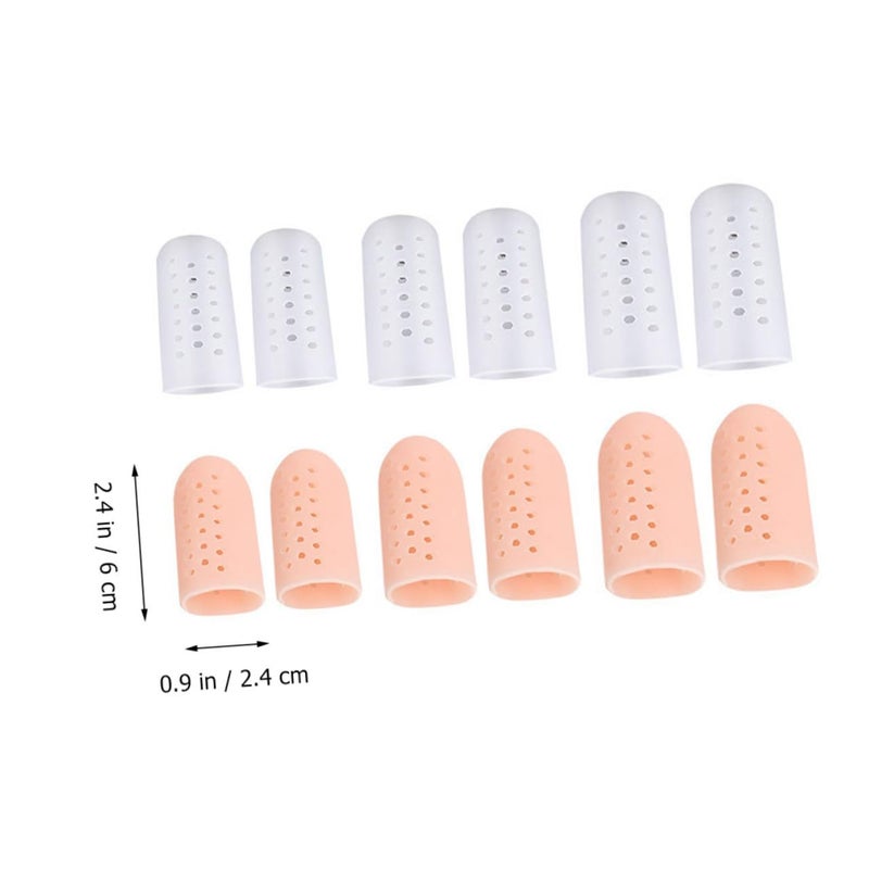 Sebs Material Toe Protectors 6 Pairs Anti Wear Covers And Forefoot Separators For High Heels Daily Foot Support - Image 3