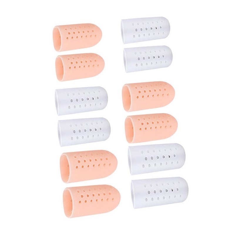 Sebs Material Toe Protectors 6 Pairs Anti Wear Covers And Forefoot Separators For High Heels Daily Foot Support - Image 1