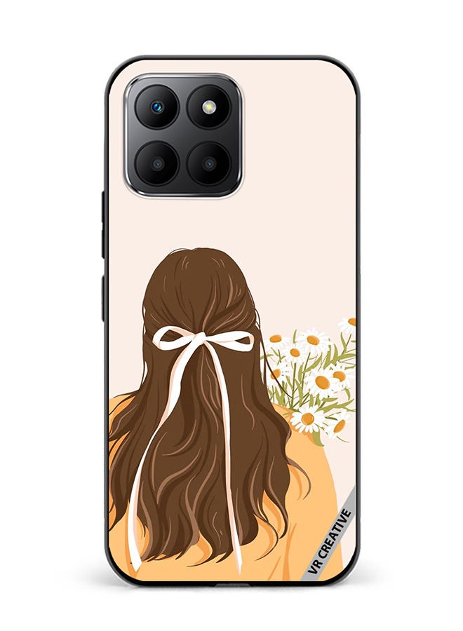 VR CREATIVE Protective Case Cover For Honor 70 Lite Girl Design Multicolour - Image 1