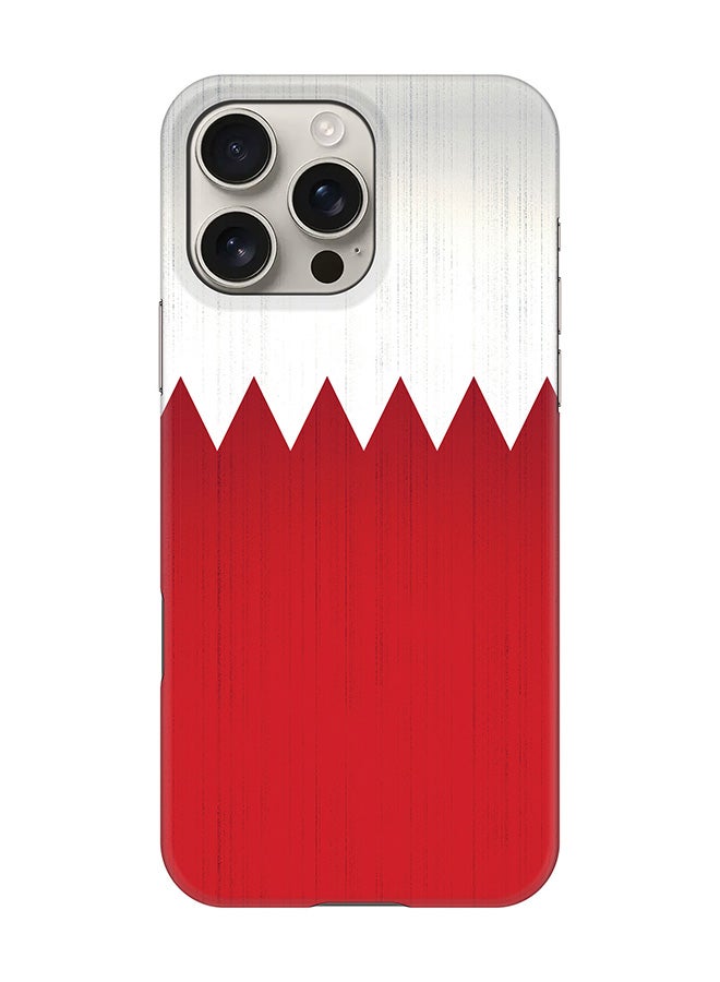 Stylizedd For iPhone 16 Pro Max,Case, [Compatible with MagSafe] Magnetic cover Slim fit Protection Matte, - Flag Of Bahrain  - Image 1