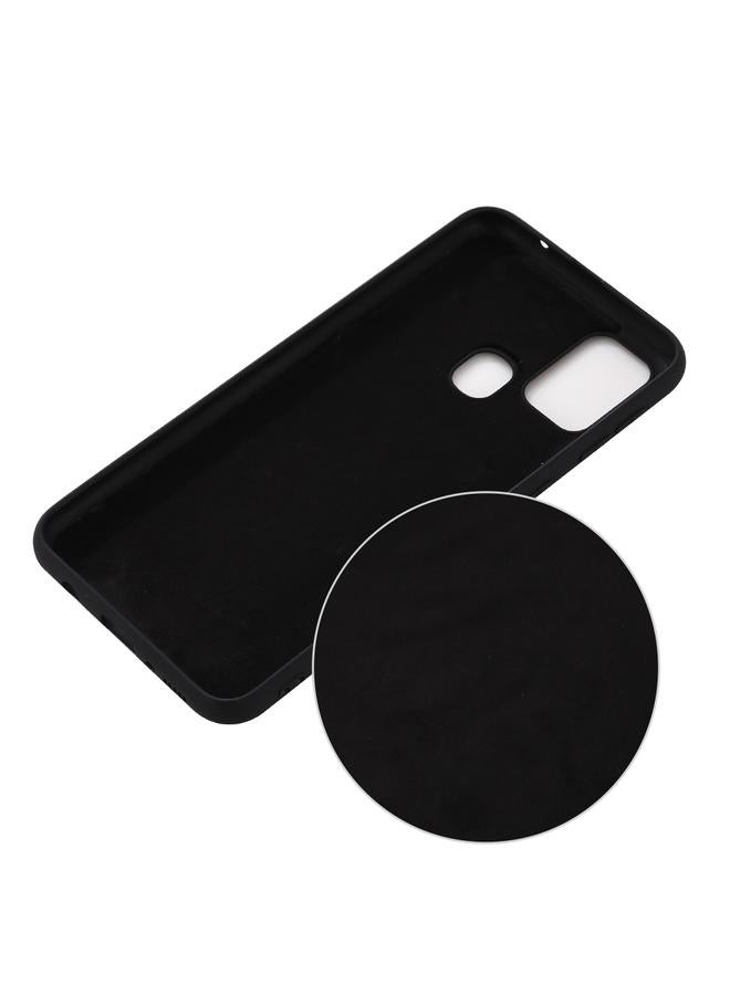 اس-توب جراب لهاتف Samsung Galaxy A21s مصنوع من السيليكون السائل المقاوم للصدمات بلون نقي مع تغطية كاملة - Image 3