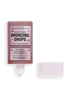 REVOLUTION Bright Light Bronzing Drops Deep Bronze Summer Spice  - Image 2