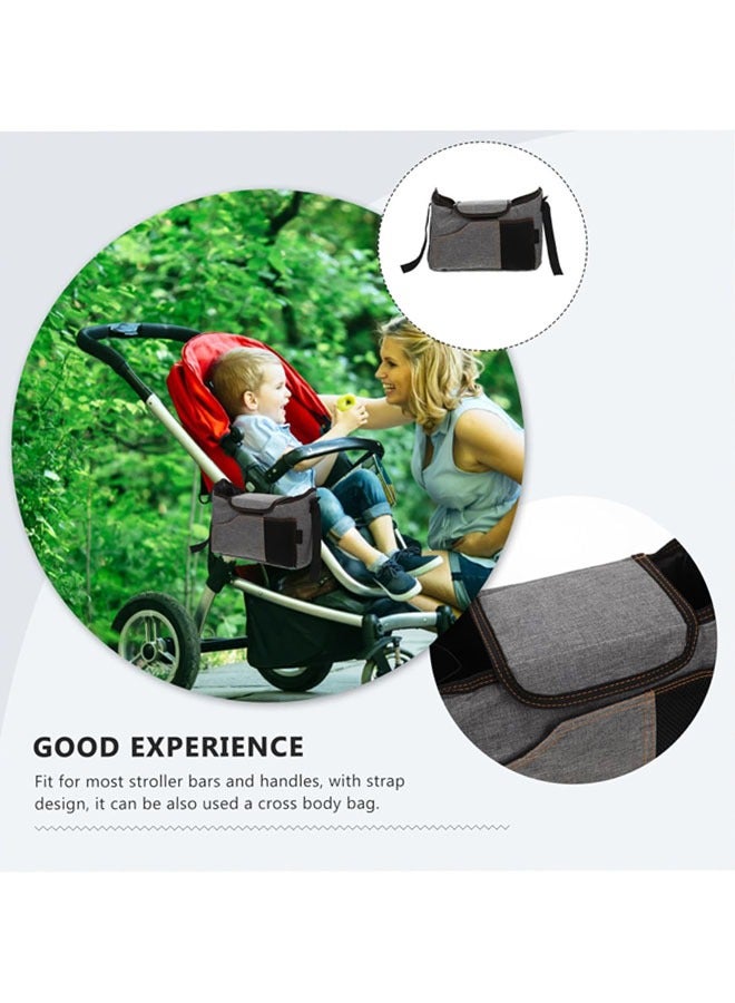 Hihonor Messenger Bag, Diaper Bag, Baby Stroller Bag, Travel Toiletries Travel Wallet, Cart Storage Bag, Purse Sling Pouch for Newly Mom, Travel Accessories  - Image 5