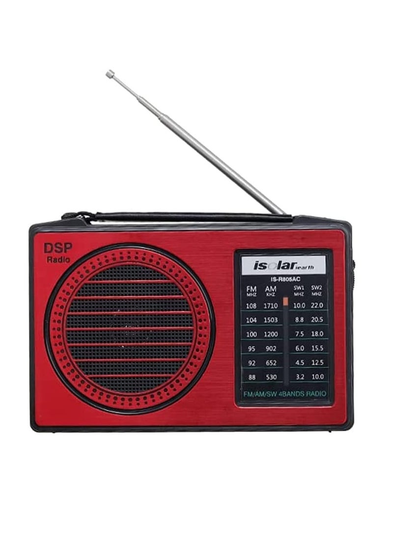 IS-R805AC Portable Multi-Frequency Modulation Recharging Family Receiver FM AM  Stereo Radio Home Radio With BT Speaker - Image 5