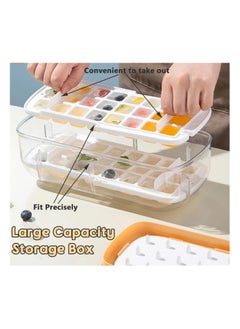 Anmi Ice Cube Tray ,with Lid 48 Grids (Yellow)  - Image 4