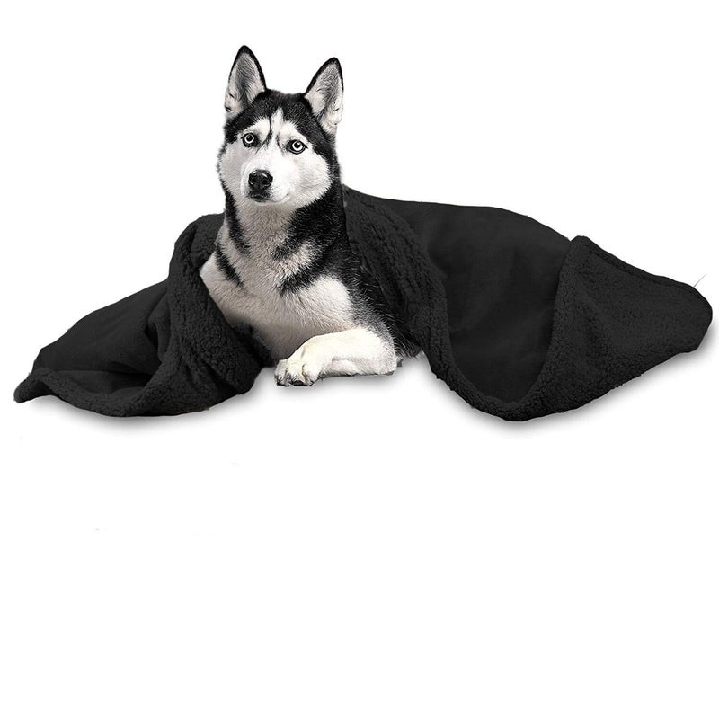 Petslover Warm Black Mink Fabric for Dog & Cat Blanket - Medium - Image 5