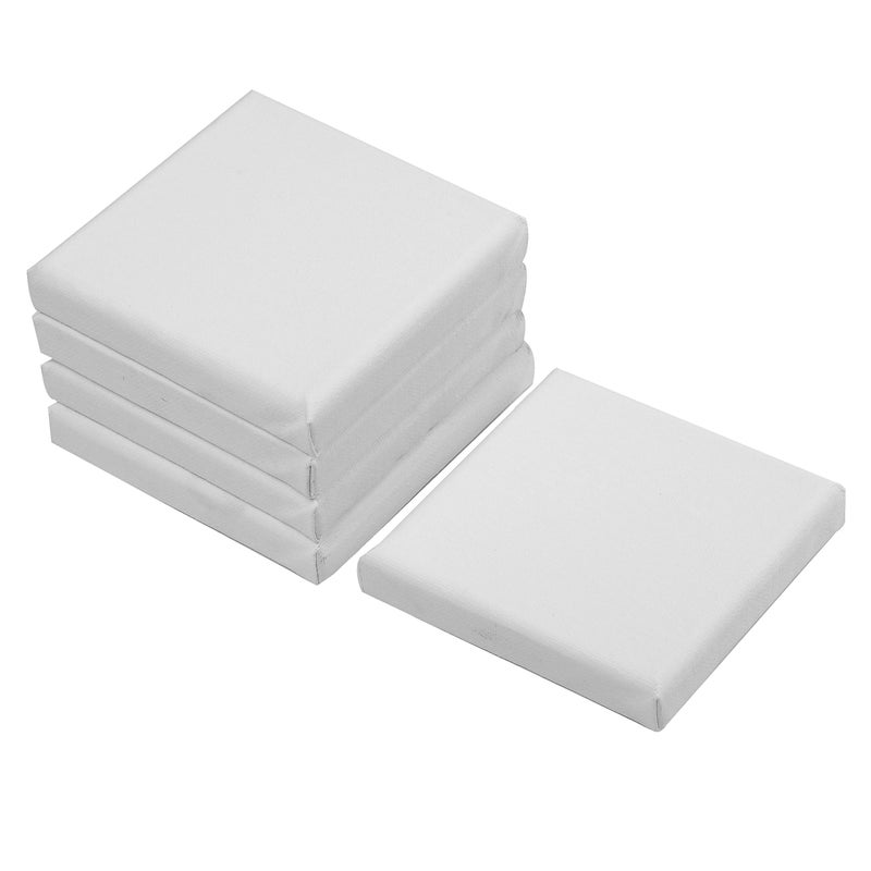 SL crafts قماش صغير ممتد مقاس 4 × 4 بوصة (1 من 6 لوحات قماشية صغيرة) - Image 4