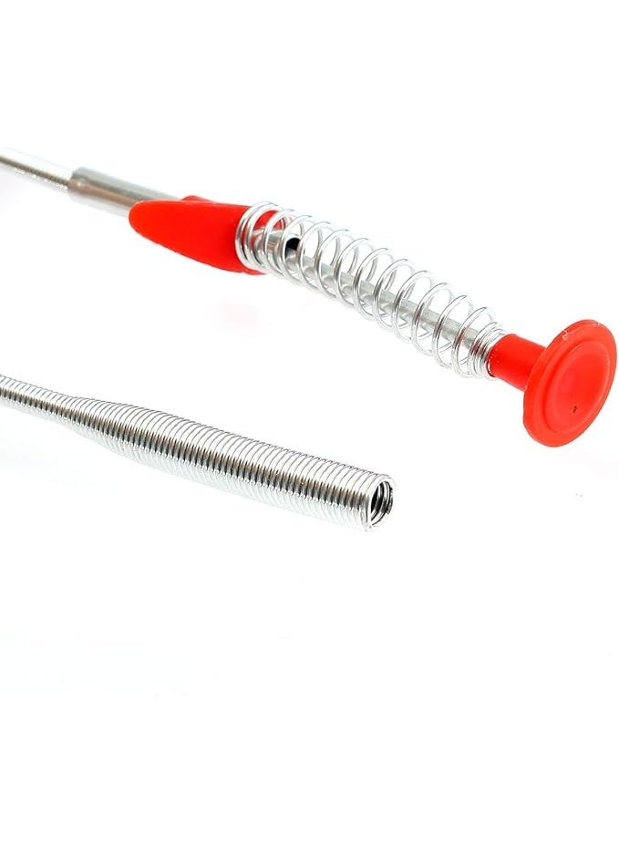 Magic multi-purpose drain snake for drains, sinks, and bathtubs with a hanging hook - Image 1