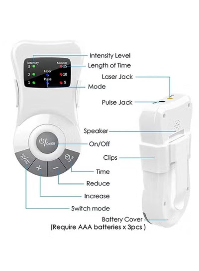 ارواق علاج الأنف جهاز علاج التهاب الأنف التهاب الجيوب الأنفية الإغاثة جهاز علاج الأنف منخفض التردد الليزر العلاجي تدليك الرعاية الصحية - Image 5